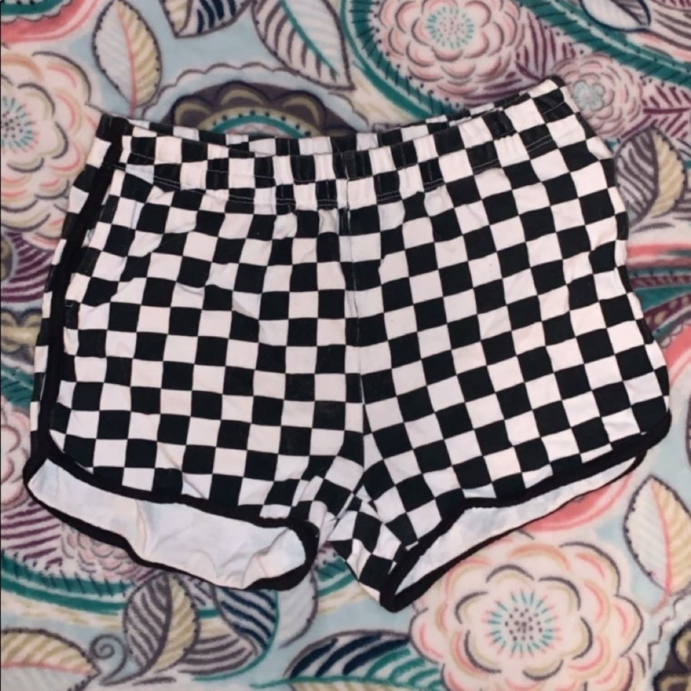 forever 21 checkerboard shorts